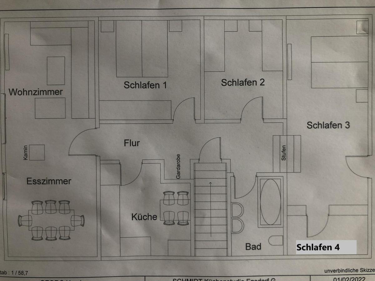 Ironico 4 Schlafzimmer 100 M2 Nahe Bostalsee Apartment